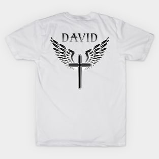 David Inverted Cross Wings T-Shirt